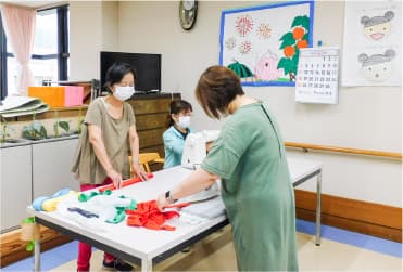 矢掛ホーム慰問写真